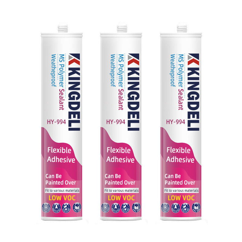 กาวยาแนว MS Polymer ทนต่อสภาพอากาศ สีขาว กลิ่นต่ำ